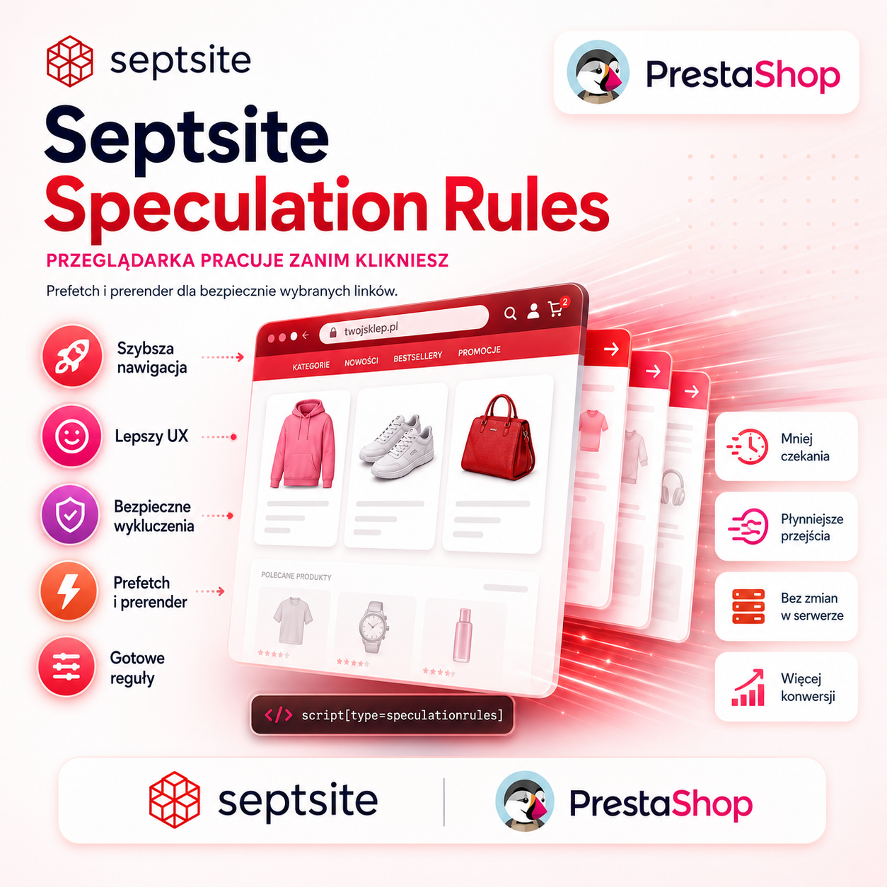 Speculation Rules for PrestaShop